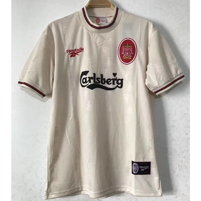 Áo Thun Thể Thao Tay Ngắn Nhanh Khô Phong Cách Đội Tuyển Liverpool Size S-XXL 96-97