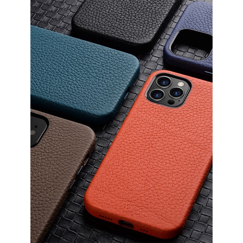 Bao Da Bò Điện Thoại mini Cho iphone 12 pro max 13 pro 12 Ốp