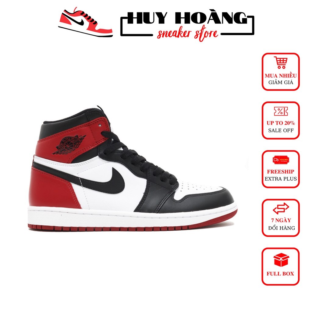 Giày 𝐉𝐨𝐫𝐝𝐚𝐧 Cổ Cao JD1 High, Giày Thể Thao Nam Nữ Sneaker 𝐉𝐨𝐫𝐝𝐚𝐧 Đỏ Đen Cao Cổ Nam Nữ Chuẩn 11