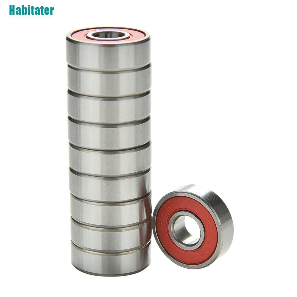 Set 10 Phụ Kiện Gắn Giày Trượt Patin ABEC-9 Kích Thước 8 * 22 * 7