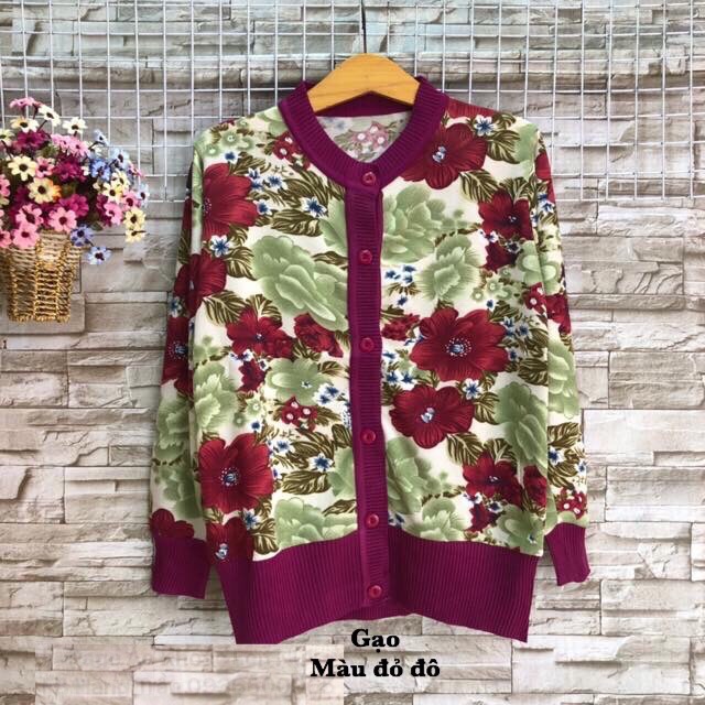 Áo len hoa trung niên | BigBuy360 - bigbuy360.vn