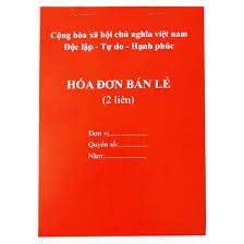 Phiếu thu, chi, xuất, nhập, hóa đơn bán lẻ 2 liên giấy cacbon (loại dày 100 tờ)-Nhận in HĐ theo yêu cầu