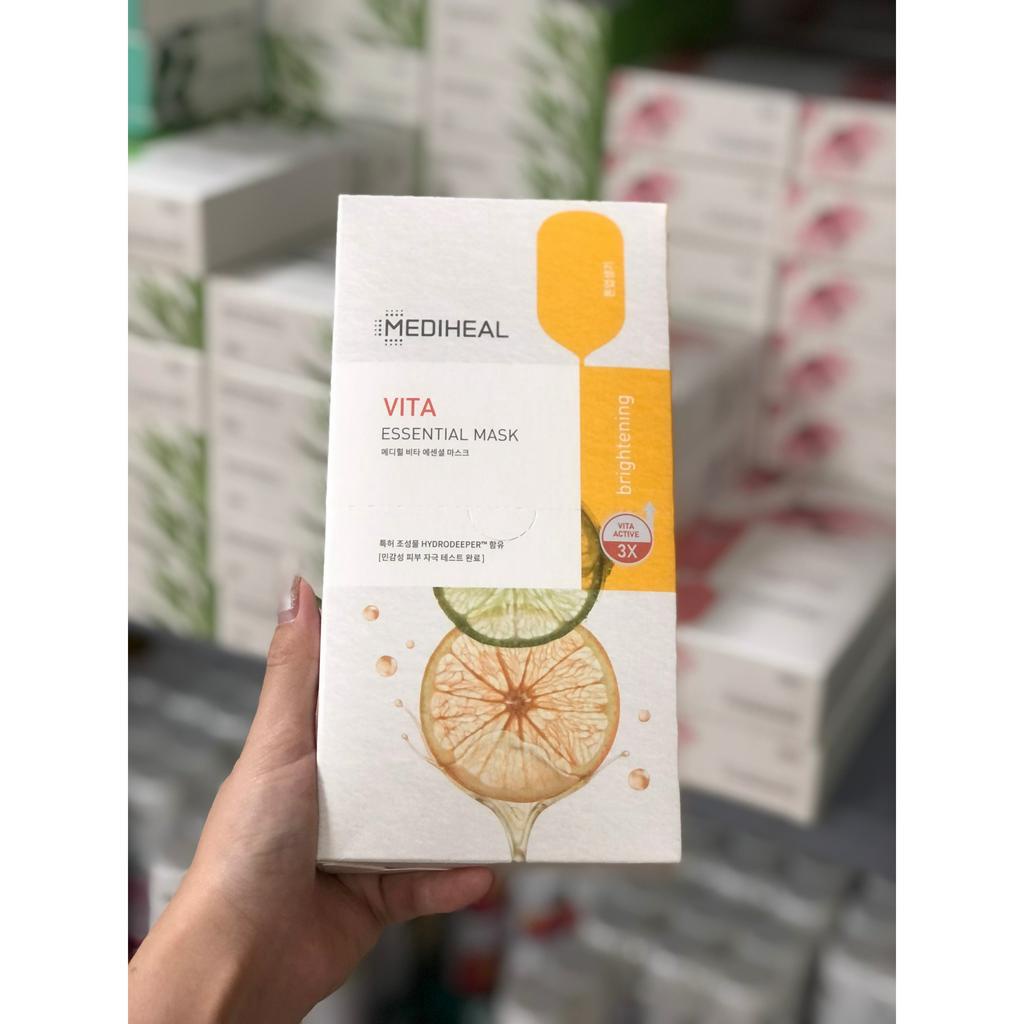 Hộp Mặt Nạ Mediheal Essential Mask 3X Mới  24mlx10