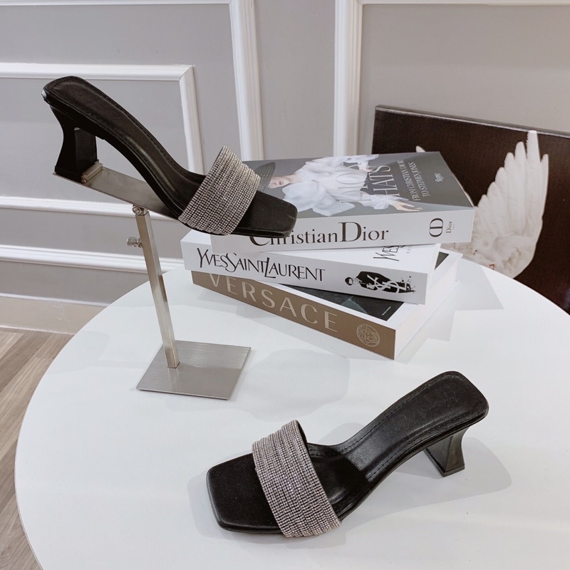 ❄️HÀNG CÓ SẴN❄️ Guốc quai đá gót 5cm