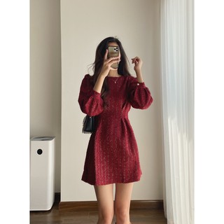 váy vai bồng 6088