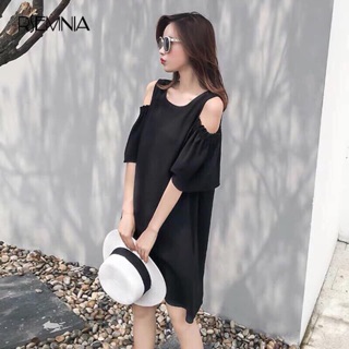 Đầm khoét vai