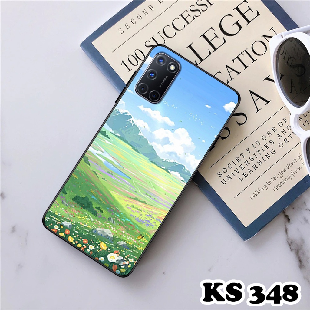 Ốp lưng Oppo A52 - Oppo A53 - Oppo A92 - Ốp in hình Cánh đồng hoa - Chất liệu TPU siêu bền