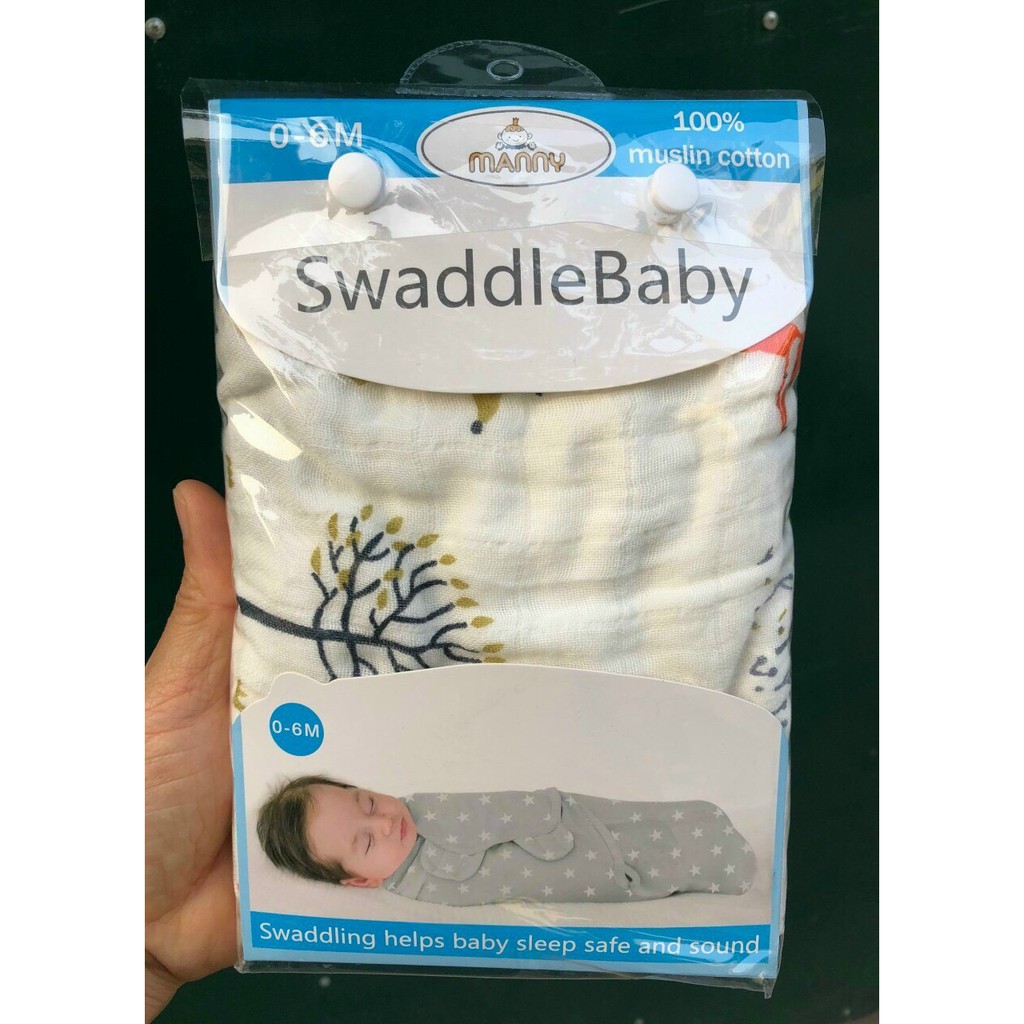 MANY. Ủ KÉN CHỐNG GIẬT MÌNH  SWADDLE BABY