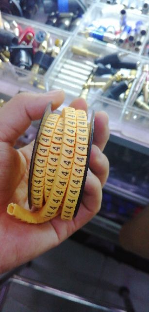 Vòng đánh số dây cáp line từ 0 đến 9