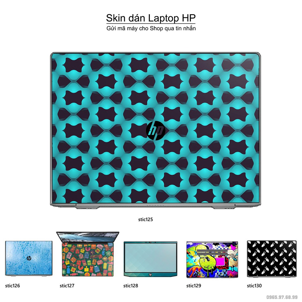 Skin dán Laptop HP in hình Hoa văn sticker nhiều mẫu 21 (inbox mã máy cho Shop)