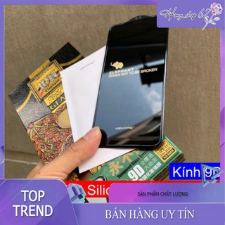 Kính cường lực iphone 9D WK con voi mép Silicon chống bể loại mới nhất