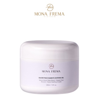 Mặt nạ làm dịu và hạ nhiệt da Mona Frema Glacier Trace Elements Soothing Gel 500ml