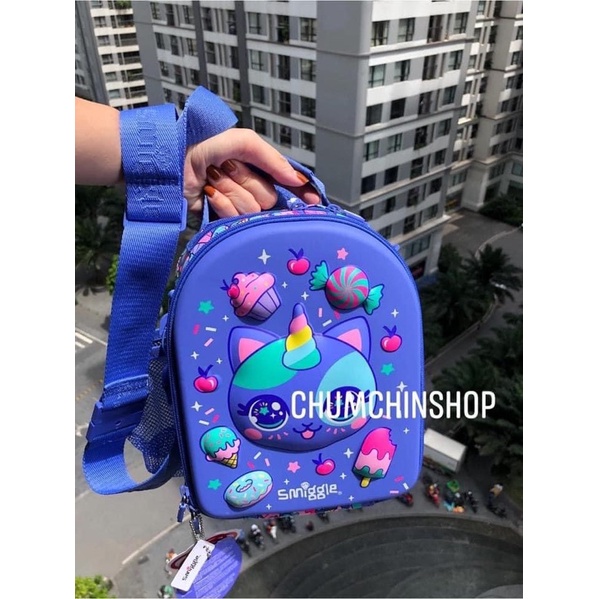 Túi đựng đồ cho bé Smiggle 25x19x12cm  / Lunch box Smiggle / Túi đựng bỉm sữa Smiggle