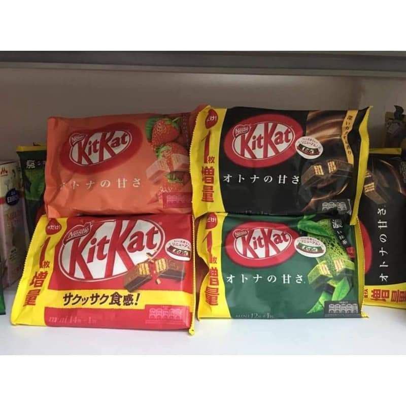 Bánh Kitkat Nhật Bản Đủ Vị 140g