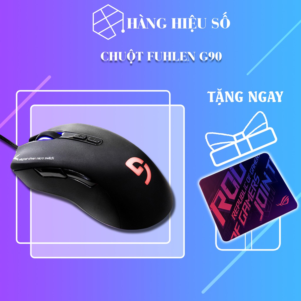 Chuột Fuhlen G90 chính hãng Led RGB - Chuột bất tử - Bảo hành 2 năm