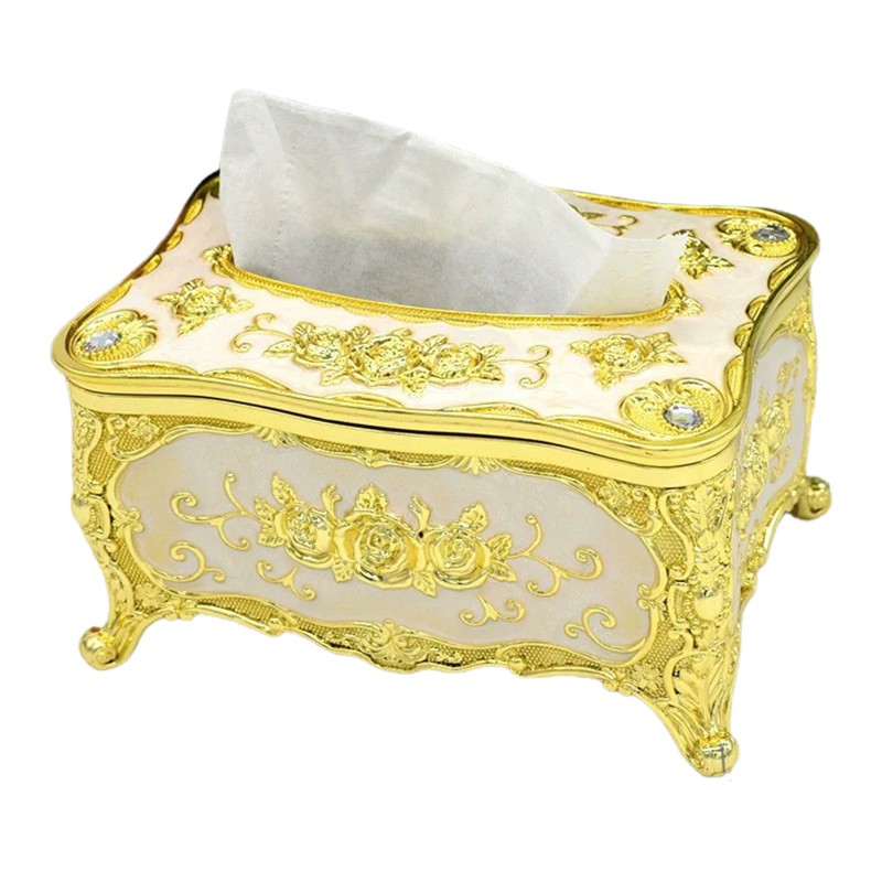 Hộp Đựng Khăn Giấy Để Bàn Phong Cách Châu Âu Sang Trọng