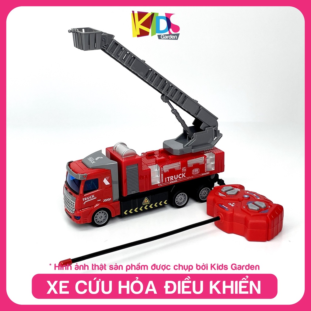 Xe đồ chơi cứu hỏa điều khiển từ xa cho bé XDCDK02 KIDS GARDEN
