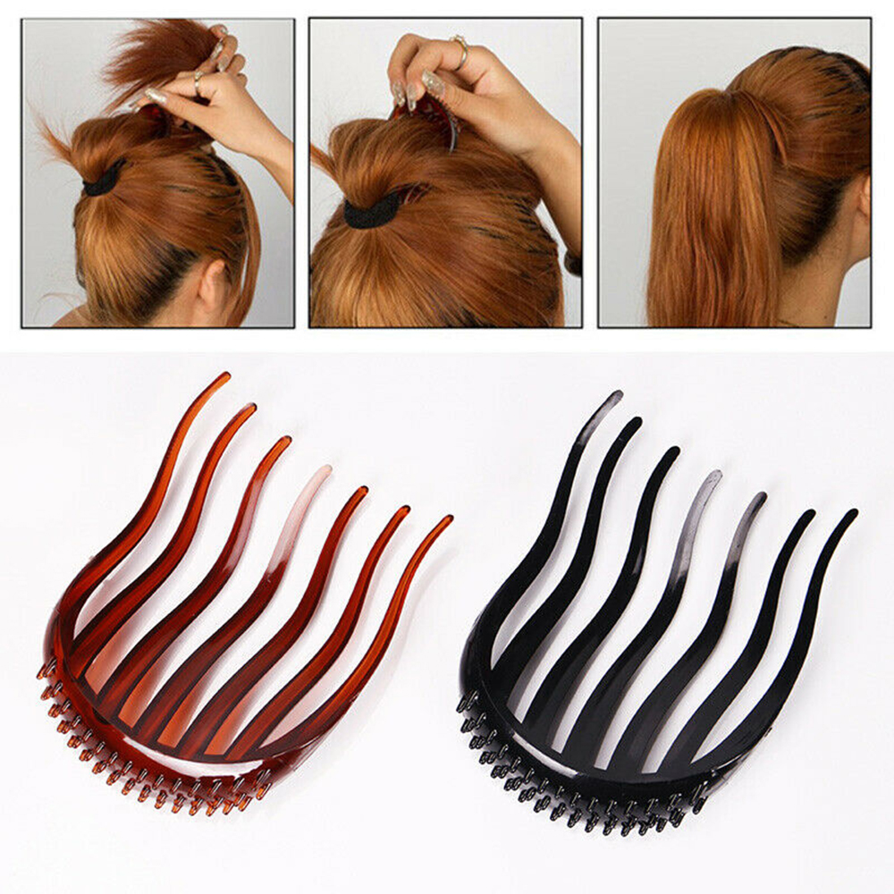 [Hàng mới về] Kẹp cài tóc làm phồng đuôi tóc dễ sử dụng cho nữ