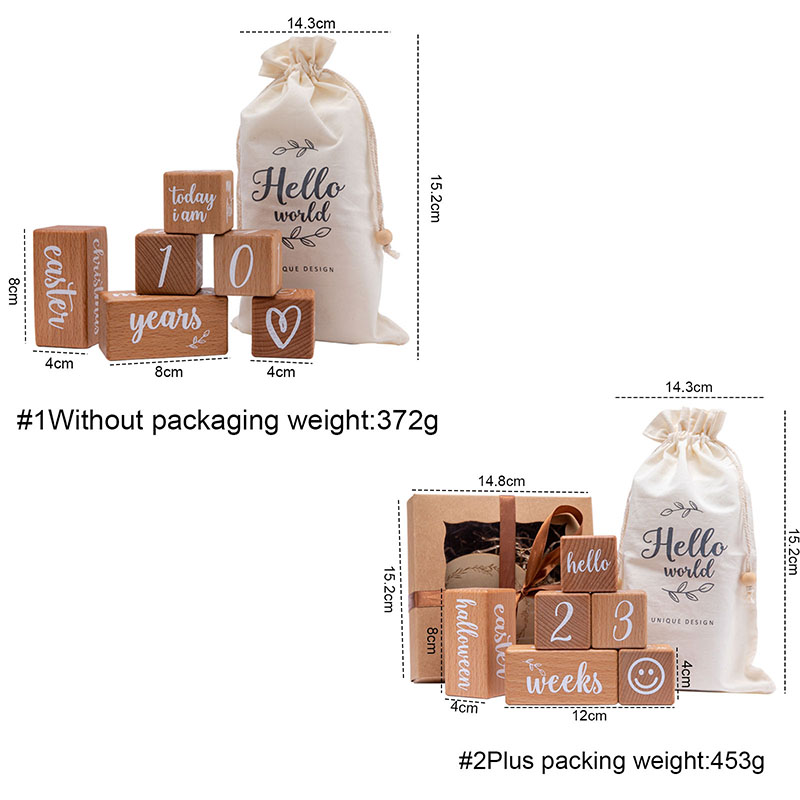 Bộ đồ chơi lắp ghép Mamimamihome gồm 6 khối đánh dấu những giai đoạn phát triển của bé