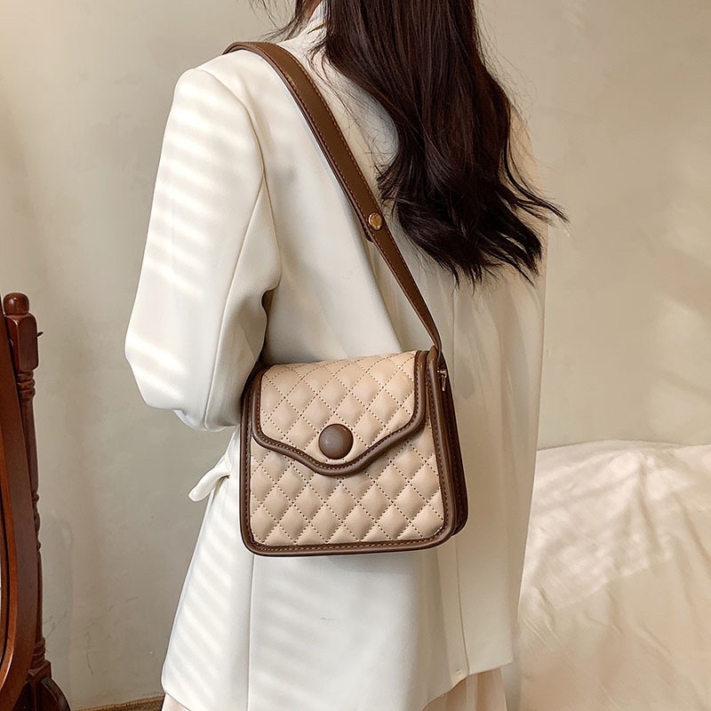 Túi xách nữ đeo vai da mềm trần chám cá tính hàng Quảng Châu cao cấp TX064