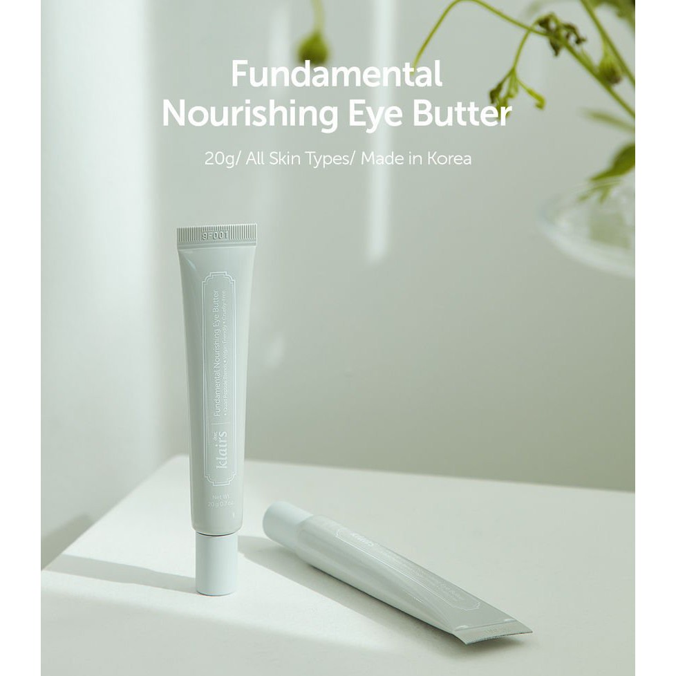 [CHÍNH HÃNG] Kem Dưỡng Mắt Chống Lão Hóa, Giảm Nếp Nhăn Klairs Fundamental Nourishing Eye Butter 20g