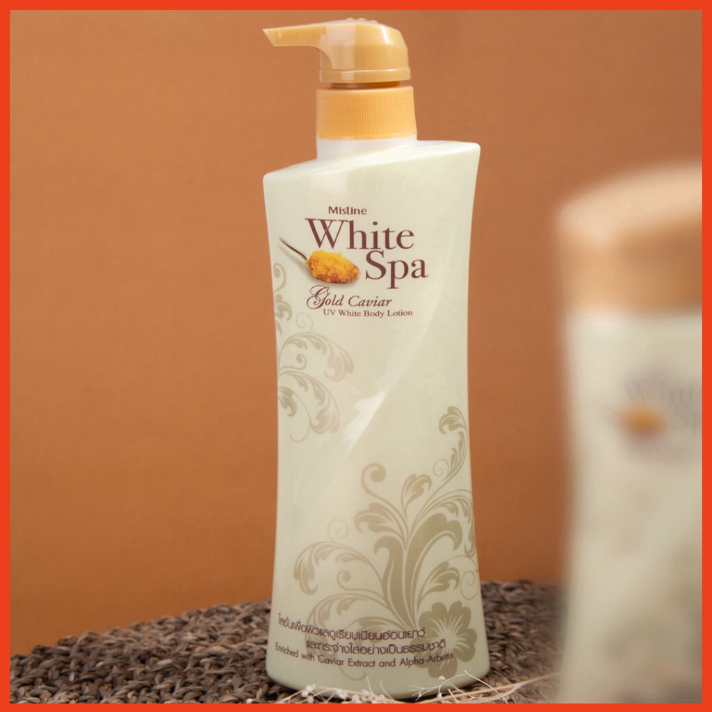 (Chính Hãng) Dưỡng Thể Trắng Da Tinh Chất Trứng Cá Muối Vàng White Spa Gold Caviar 400ml Thái