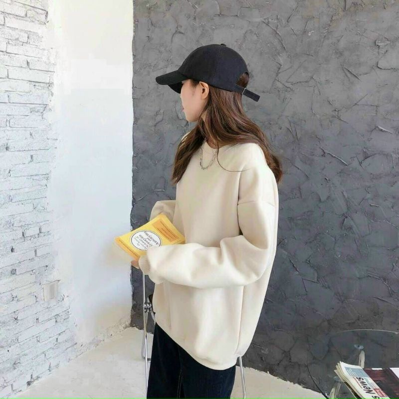 ÁO SWEATER TRƠN DÀY PHÔM UNISEX NAM NỮ