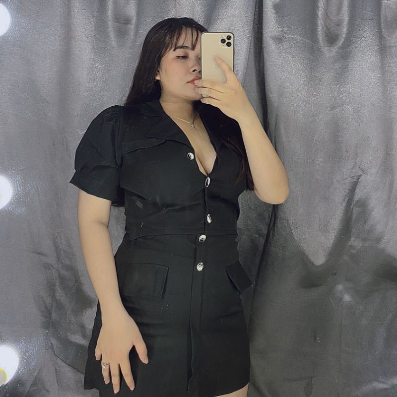 Sét vest váy A bigsize 60-90kg hình mẫu chụp thật