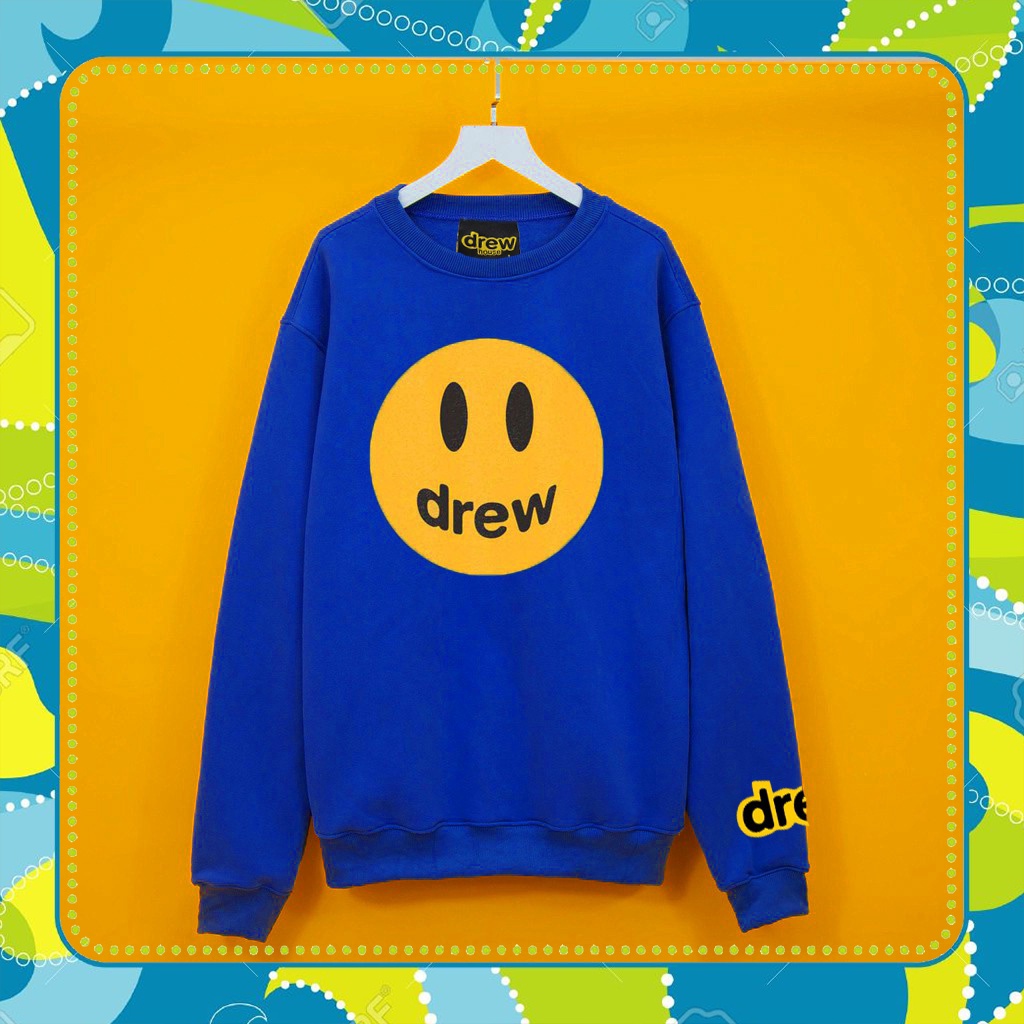 Áo Sweater DREW Nam Nữ Unisex Nỉ bông ngoại hoodie_drew1996