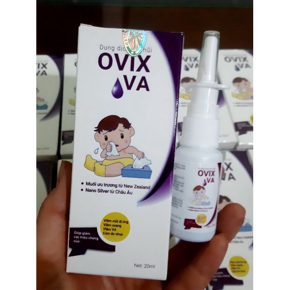 OVIX Baby dung dịch vệ sinh mũi dạng xịt tăng cường hàng rào bảo vệ tự nhiên cho mũi - Dành cho trẻ từ 3 tháng