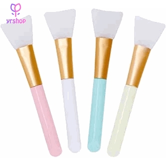 Cọ quết mặt nạ/ kem dưỡng da mặt DIY bằng silicone dẻo tiện dụng