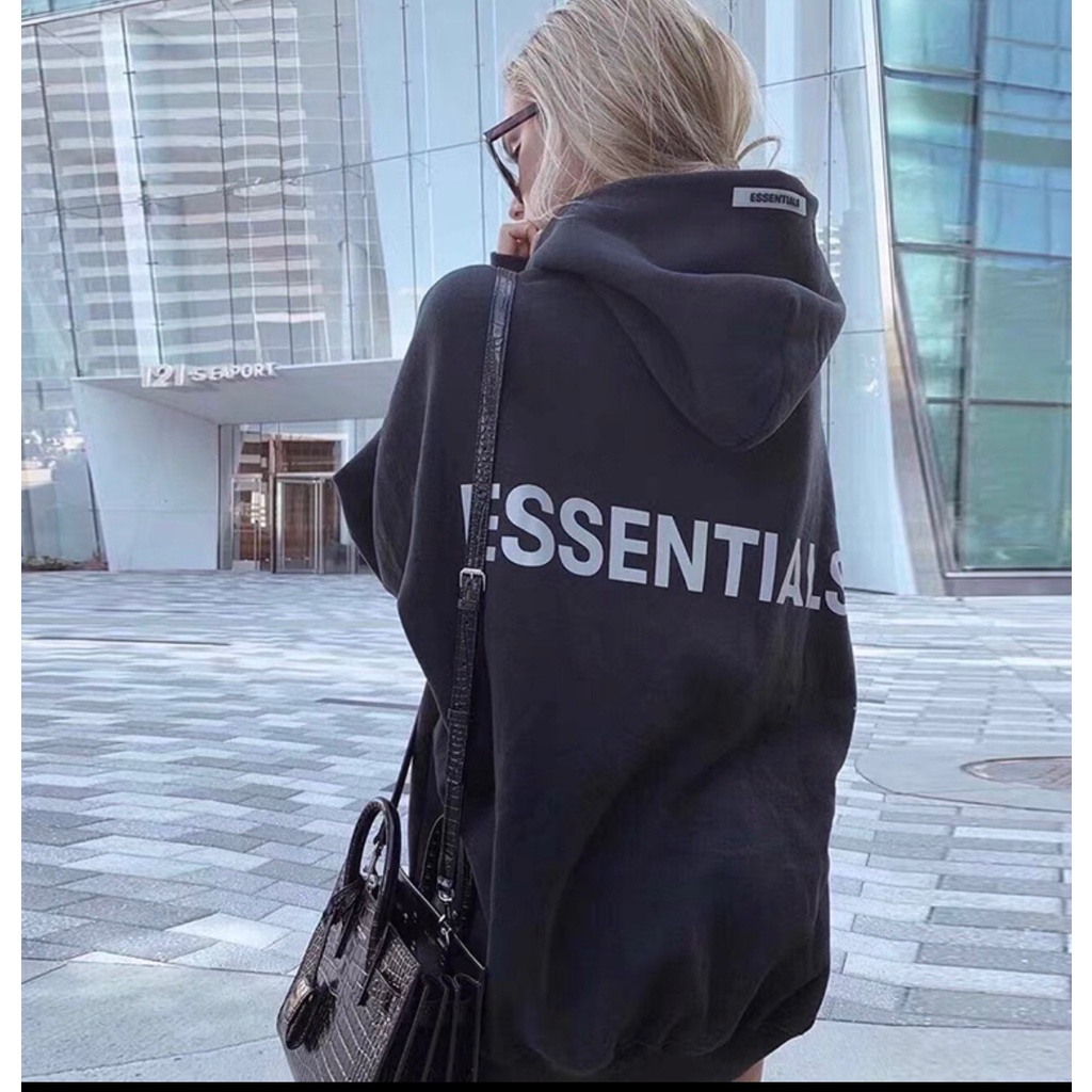 Áo hoodie ESENTIALS phản quang  nam nữ  hàng cao cấp chất dày dặn
