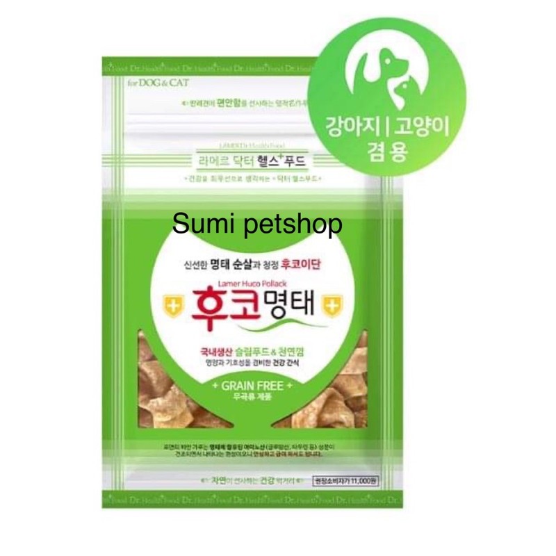 snack cá Pô lắc cho chó mèo Fuco Pollack cao cấp nhập khẩu Hàn quốc