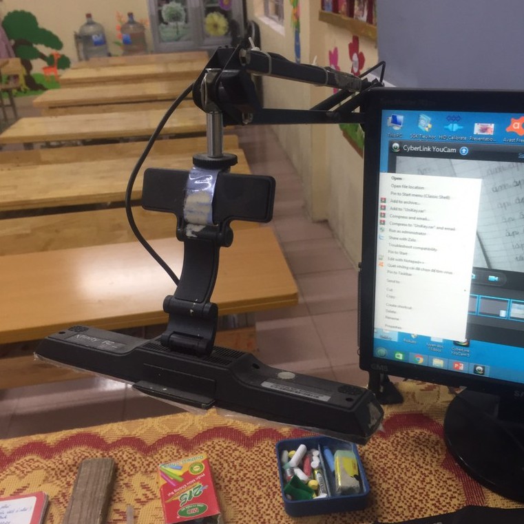 máy soi bài.cam soi bài.máy chiếu bài cho giáo viên dạy online.