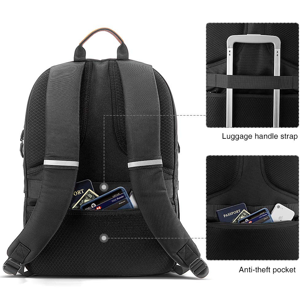 Balo TOMTOC (USA) Travel Backpack For Ultrabook 15inch /22L - A76