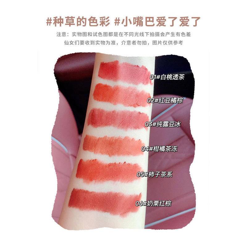 Son Môi Dưỡng Ẩm Lâu Trôi Chống Thấm Nước 6 Màu Mờ Thời Trang