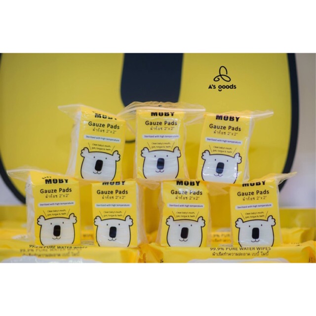 Gạc rơ lưỡi Moby gói 50 chiếc