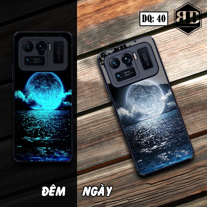 Ốp lưng kính Dạ Quang Xiaomi Mi 11 Ultra phát sáng trong đêm chống trầy tốt