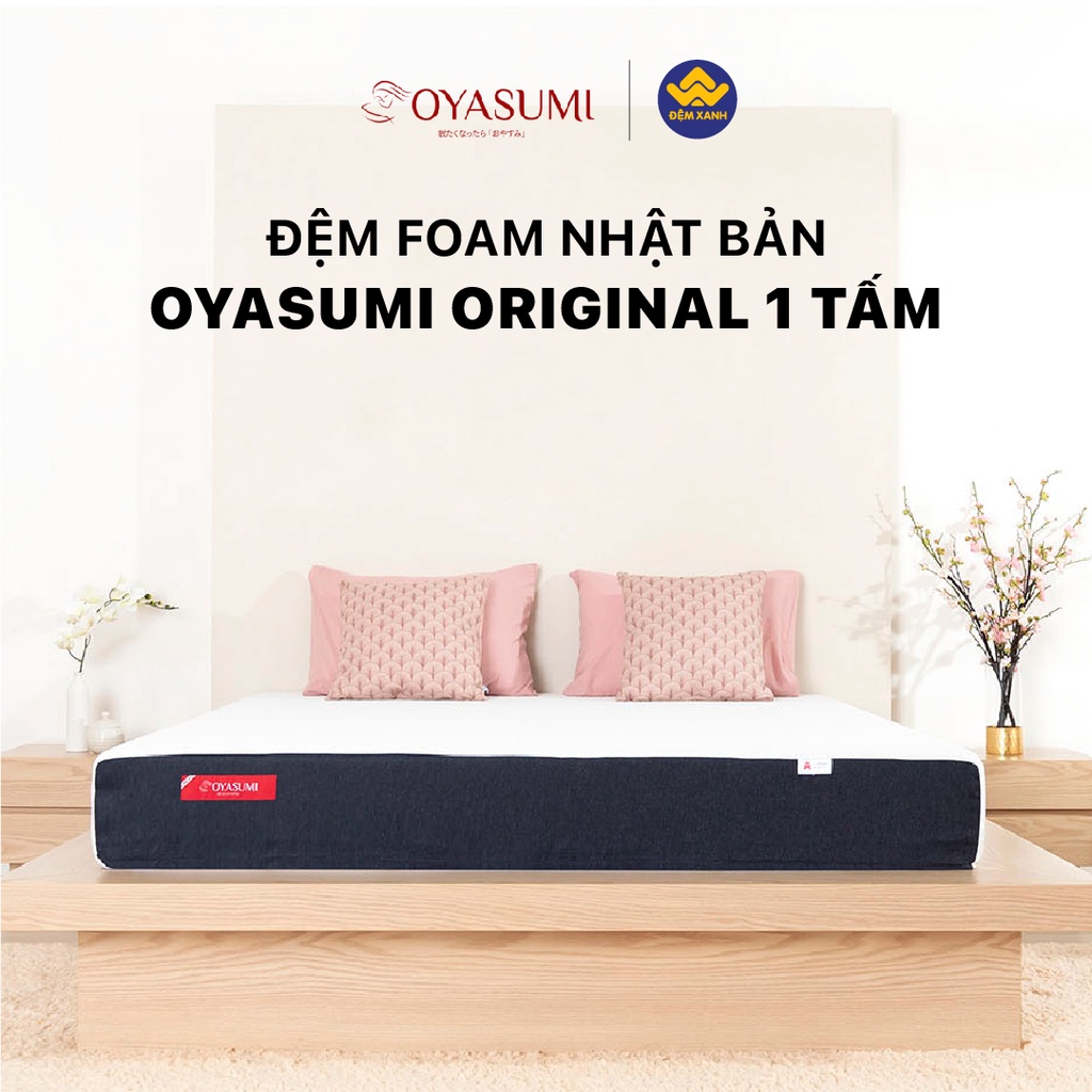 Đệm Foam Nhật Bản oyasumi original 1 tấm ( tiêu chuẩn)