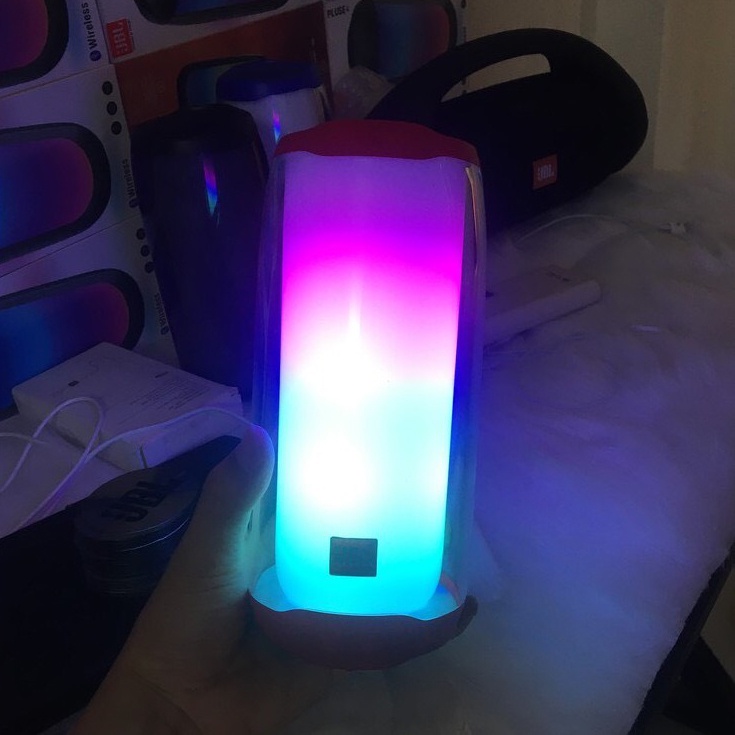 Loa Bluetooth Pulse 4+ Full Led HÀNG HOT - Led Theo Điệu Nhạc, Kết Nối Máy Tính