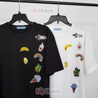 Áo thun sticker dễ thương