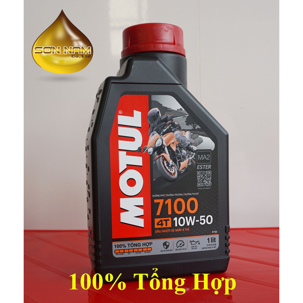 Nhớt Motul 7100 10W50 1lit tổng hợp cao cấp