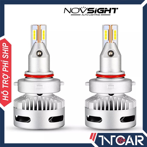 Bộ 2 bóng đèn pha LED ô tô cao cấp chuyên dụng cho Bi Cầu (Projector) NovSight N26 12000LM 6500K chân H7 H11 HB3