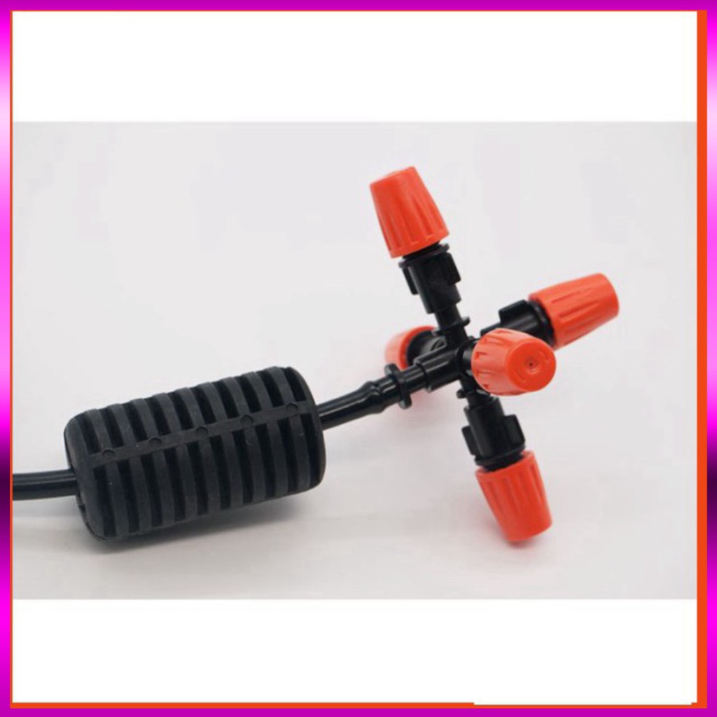 [GIÁ TỐT]  Bộ 5 béc phun sương, nhỏ giọt tưới cây 5 tia ren 21mm ( gồm 5 chiếc như hình đại diện) (5tia)