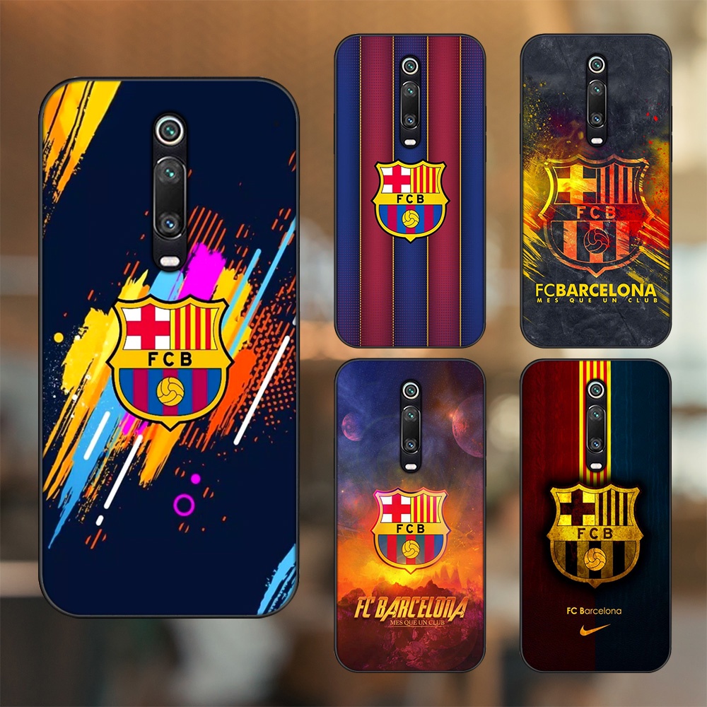 Ốp lưng Xiaomi K20, K20 Pro, Mi 9T viền đen in hình Barcelona Barca