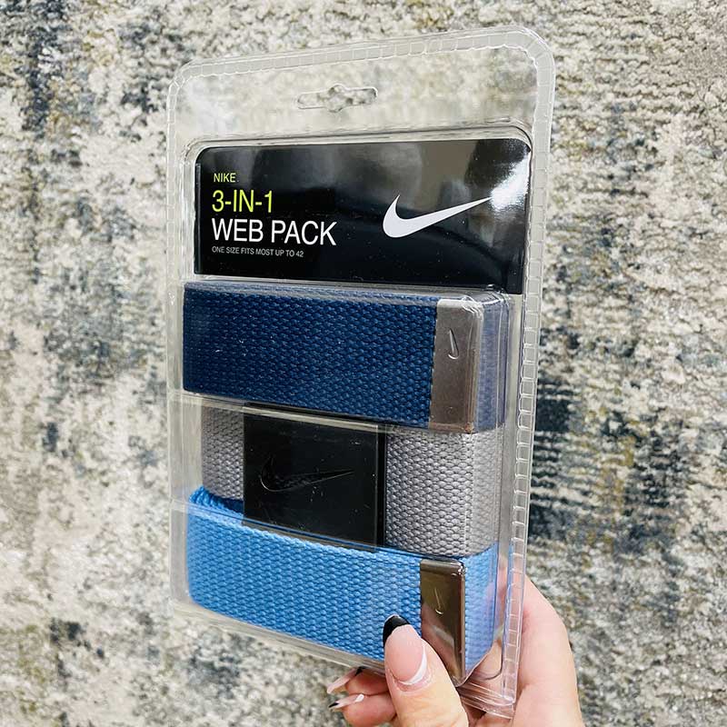 Set 3 thắt lưng Nike 3-in-1 Web Pack, nhiều màu