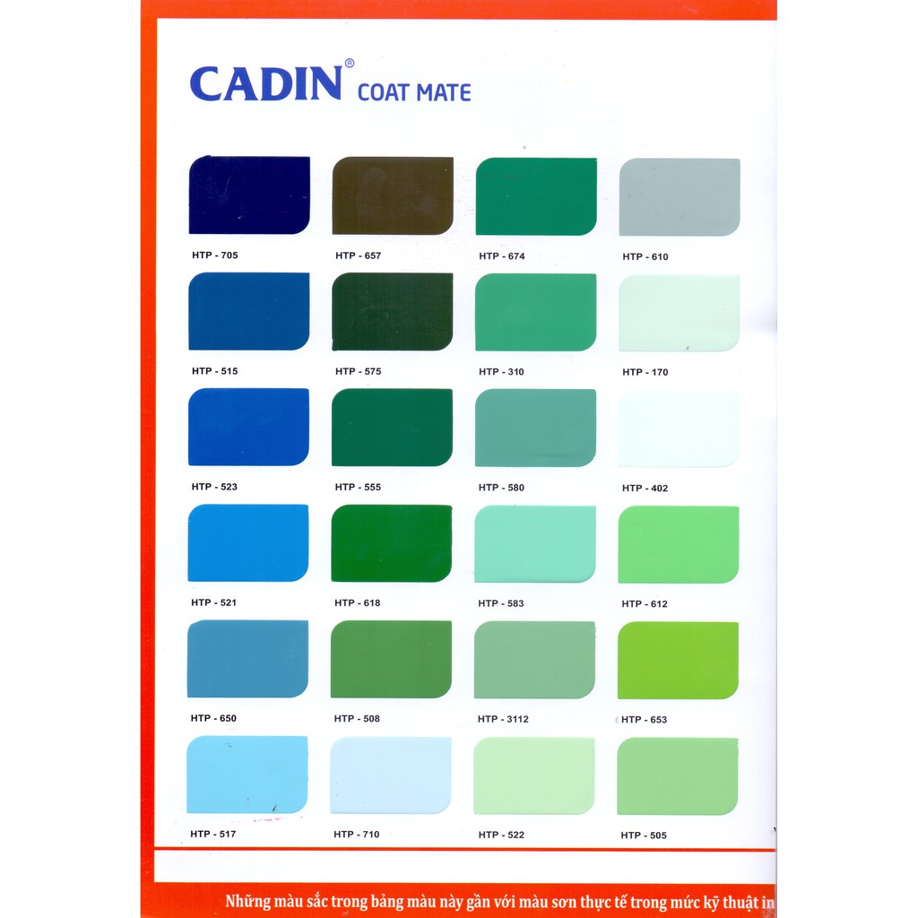 Cadin - Sơn phủ Epoxy hai thành phần nền bê tông, nhà xưởng - Nhanh khô - Chịu tải trọng - Bộ 1 kg