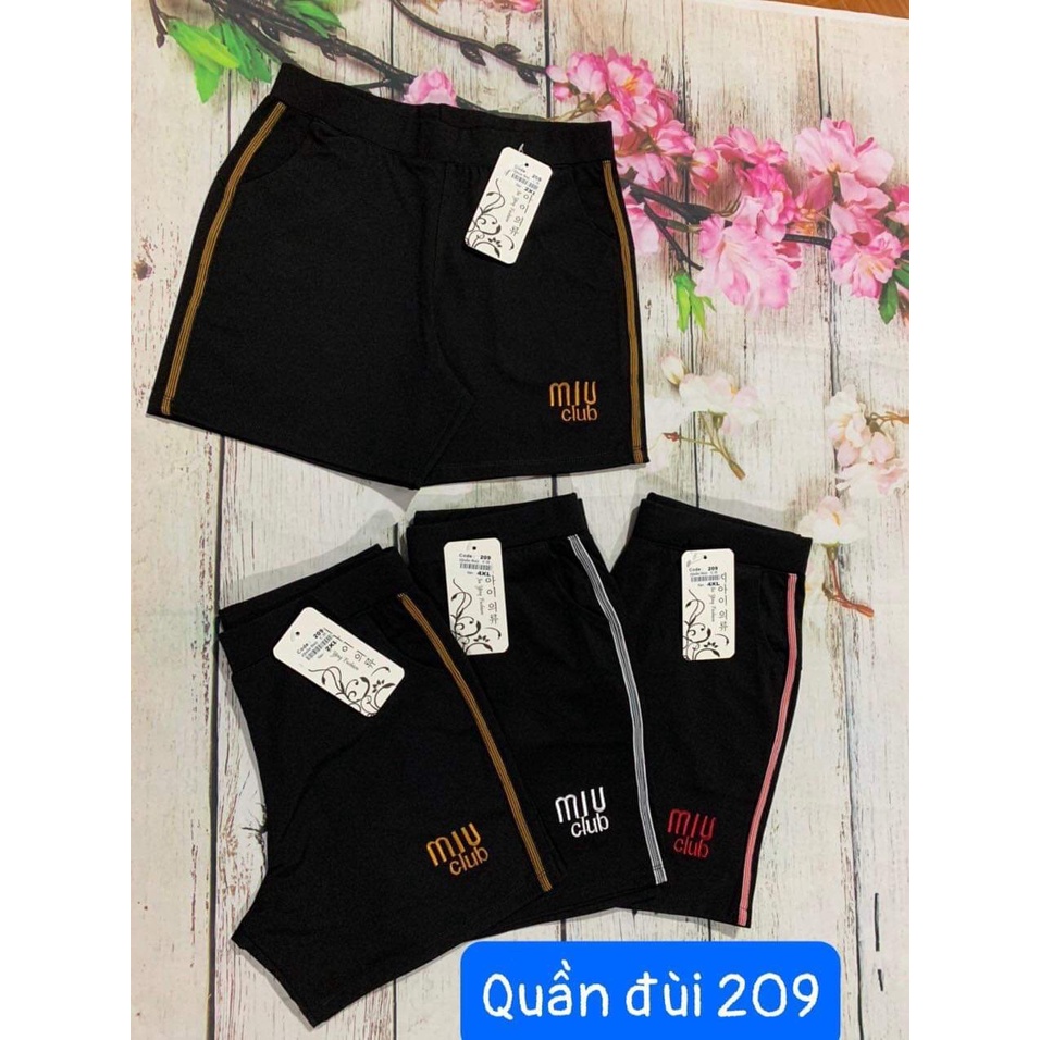 Quần sooc đùi nữ chất liệu vải UMI Hàn cao cấp