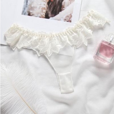 Quần Lót Lọt Khe Lưng Thấp Siêu Mỏng Không Đường May Thêu Họa Tiết Nhiều Màu Tùy Chọn Quyến Rũ Cho Nữ 2life