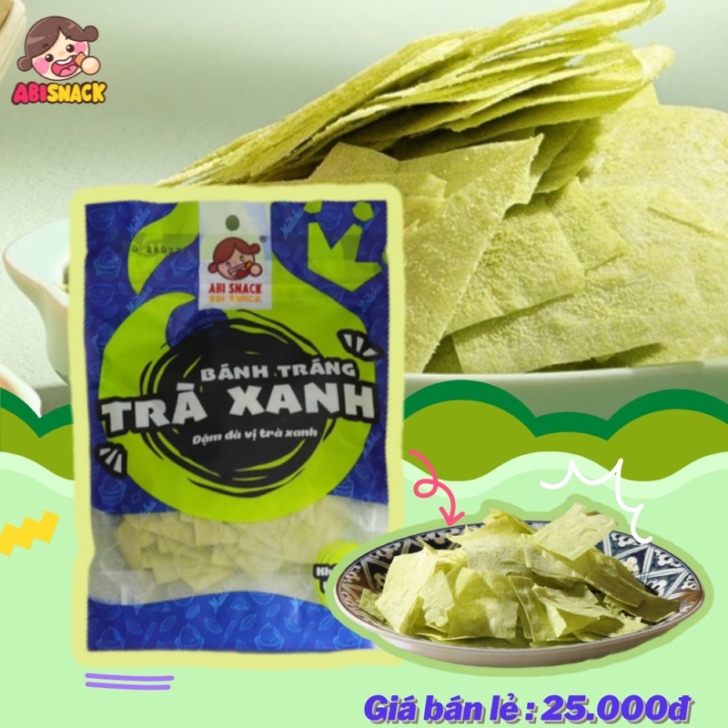 BÁNH TRÁNG ABI VỊ TRÀ XANH